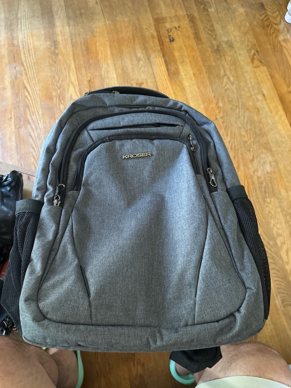 KROSER Men's Gray Everyday Laptop Backpack
